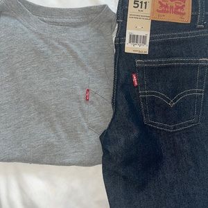 NWT Levi’s jeans for boy. Size 7X reg